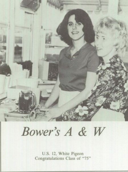 A&W Restaurant - White Pigeon - 706 W Chicago Rd - Old Yearbook Ads 1975